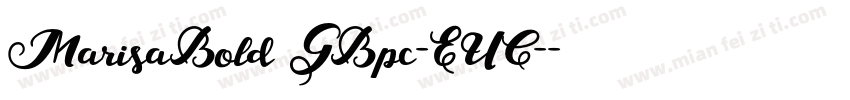 MarisaBold GBpc-EUC-字体转换
